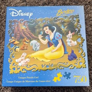 Vintage 2006 Disney Border Snow White 750 Piece Puzzle NEW